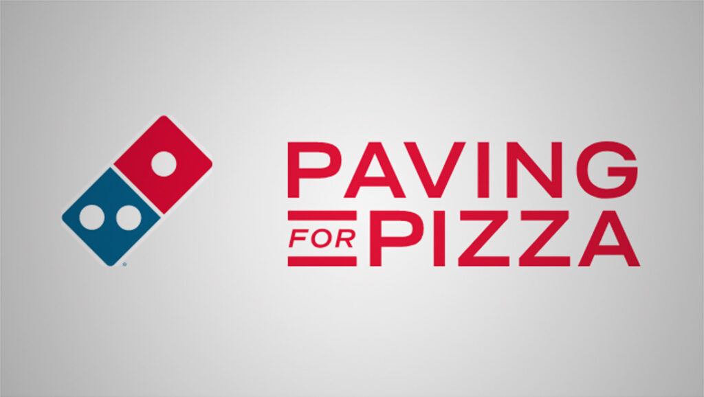 Logo of Marketing Campaign : Paving for pizza