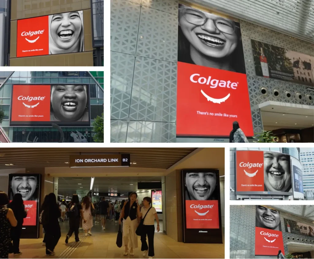 Million logo hoardings