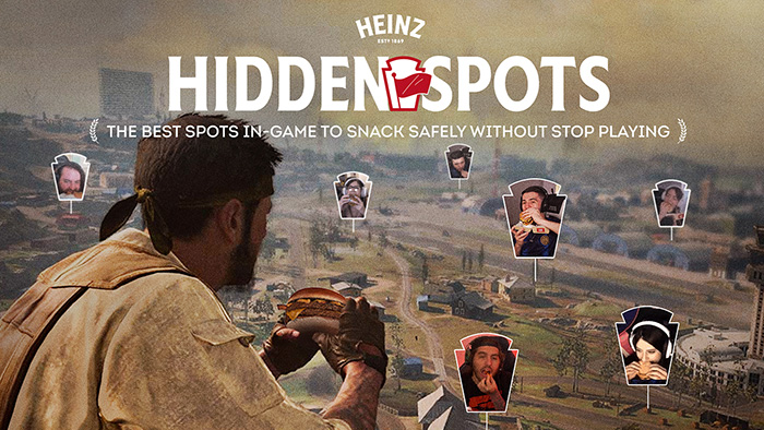 Campaign focused on gamers inside the games