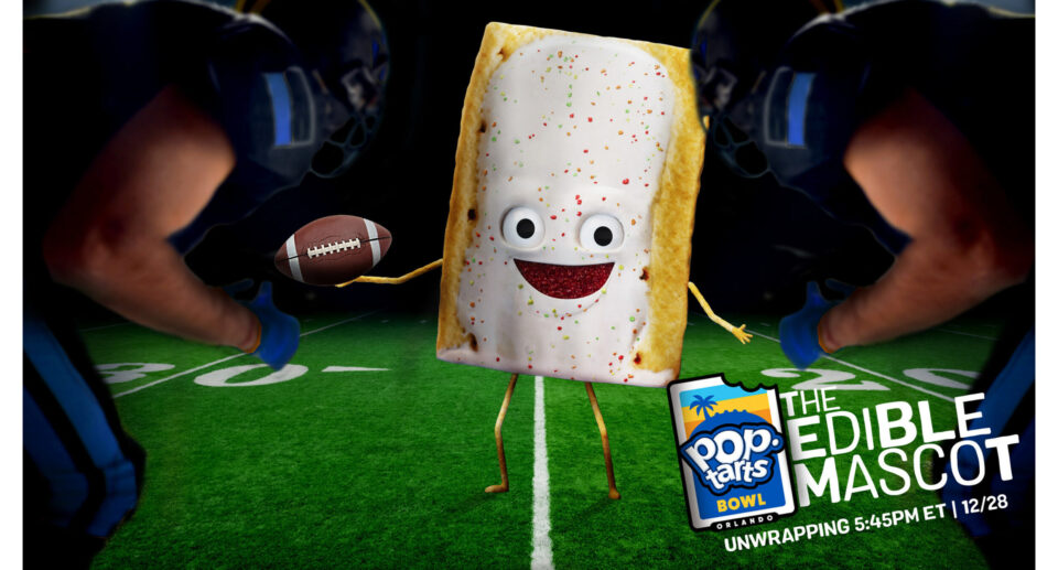 Edible mascot by pop tarts