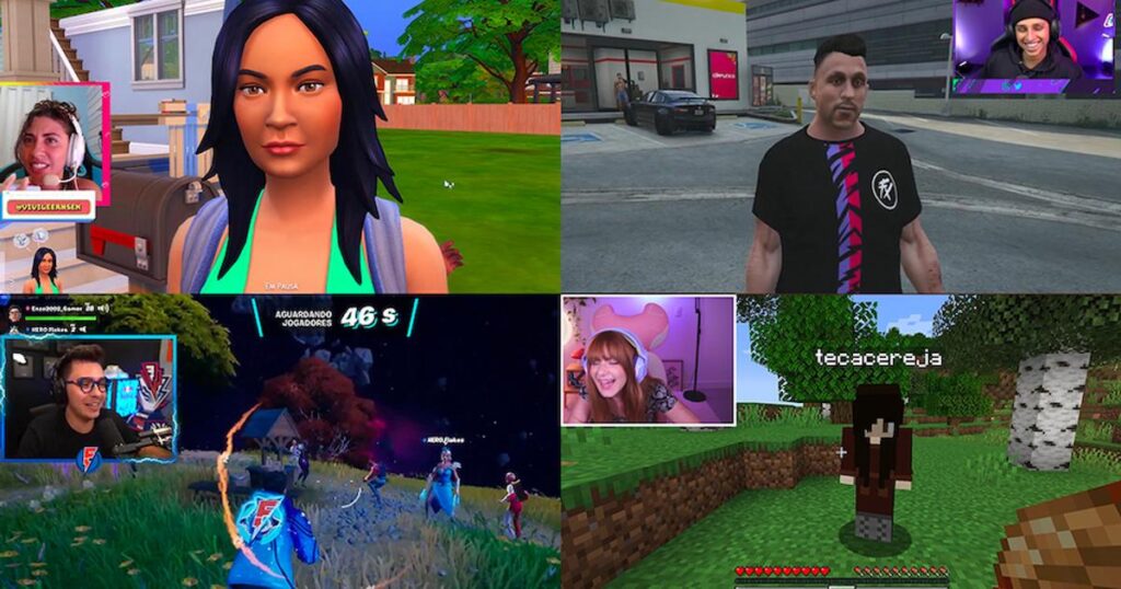 Animated character of mom in the game