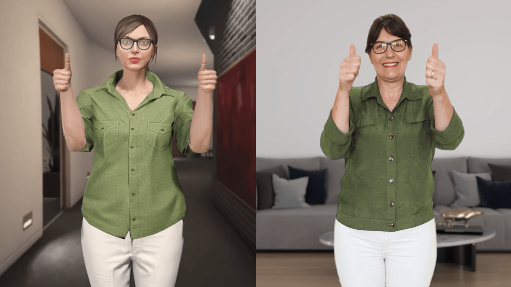 Design mom character inside the game
