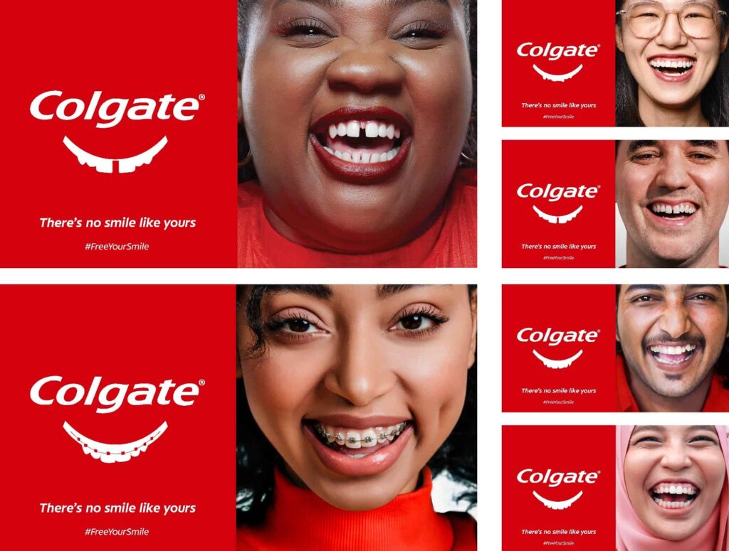 Colgate created million logos