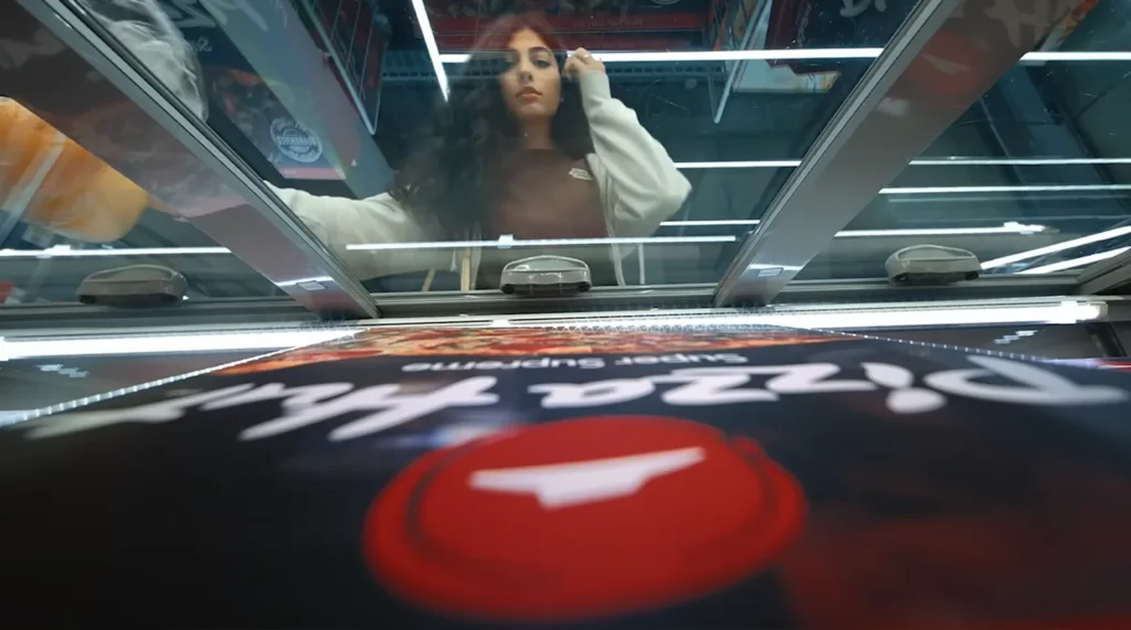 The not frozen Pizza campaign