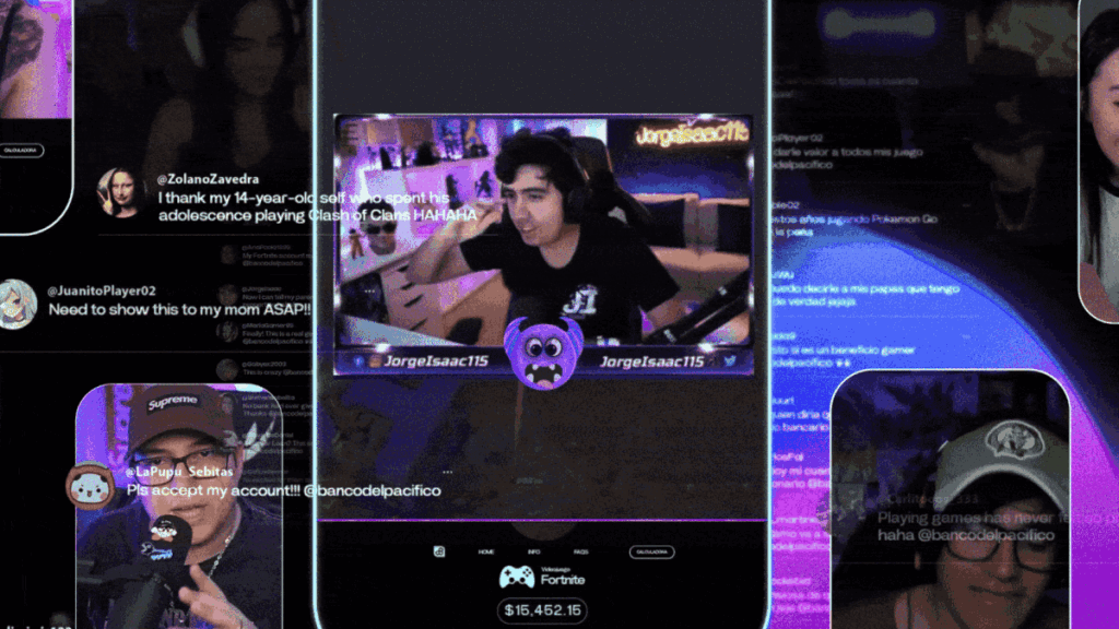 Gamers taking part in gamerloan campaign