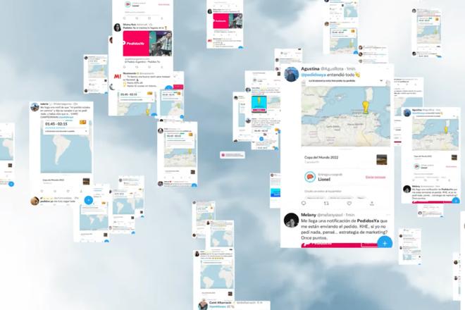 Tweets for the campaign