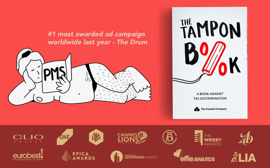 Awards won by the female company for campaign against tax