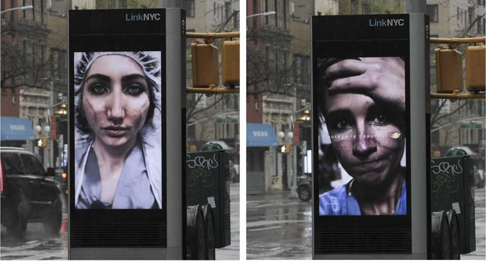 Creative billboards by dove