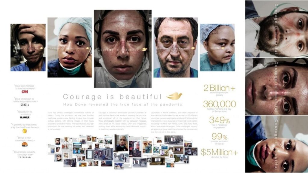 Courage is beautiful campaign explained in image