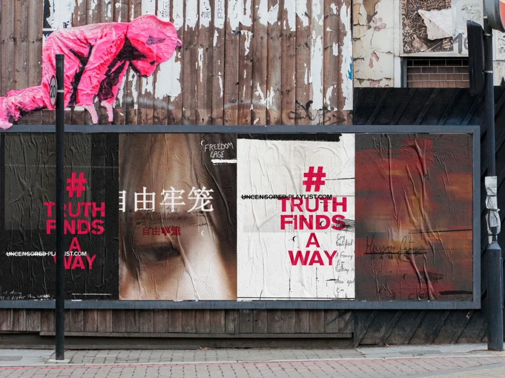 Billboards for the creative marketing campaign