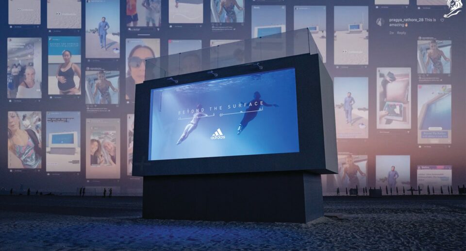 Liquid Billboard by Adidas