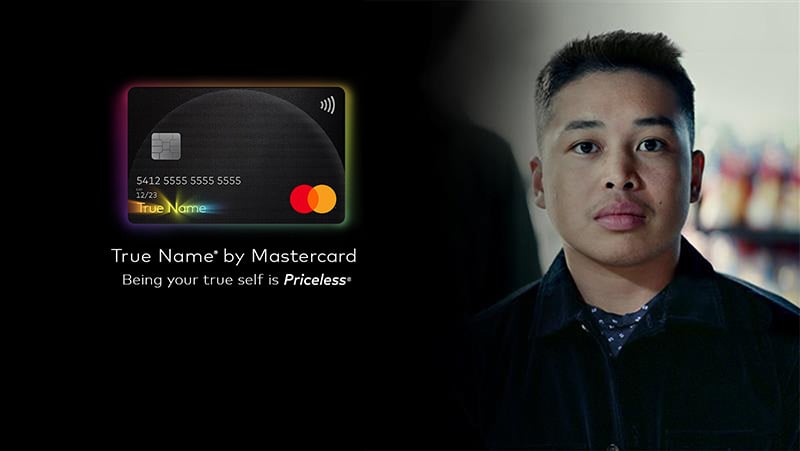 Using true identity in master card