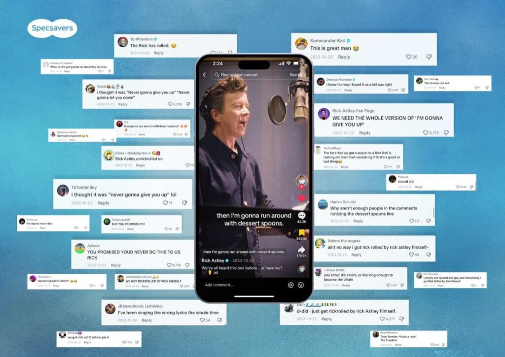 User comments on the marketing campaign