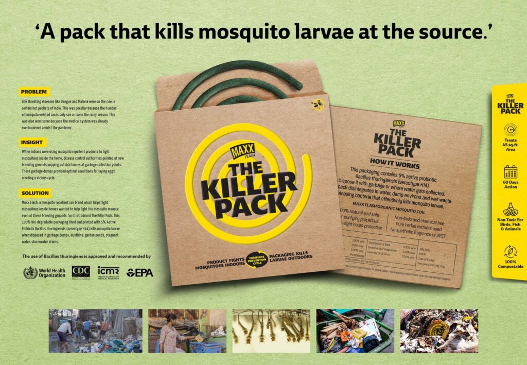 The pack that kills mosquito