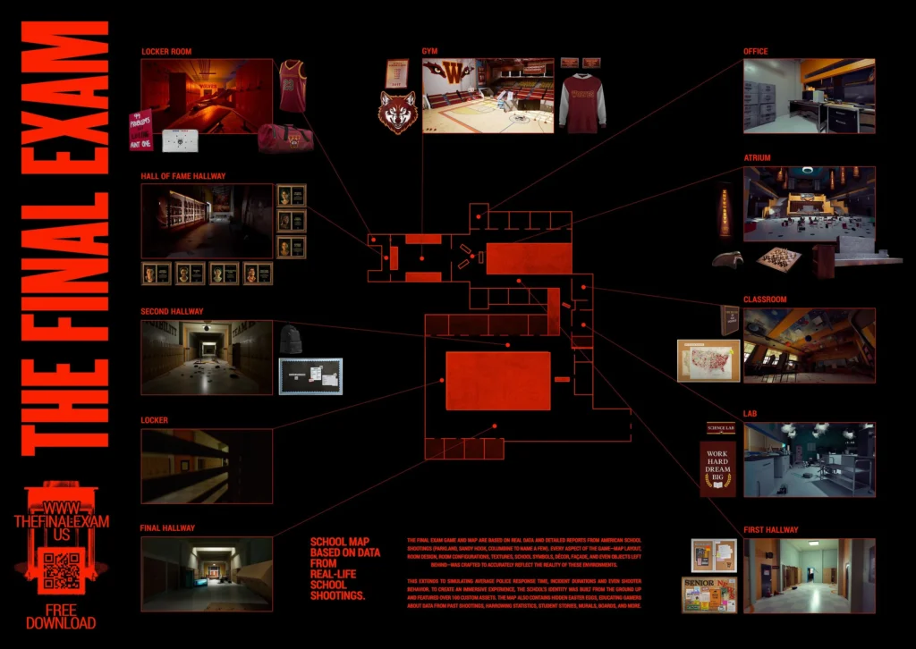 The map used in the game