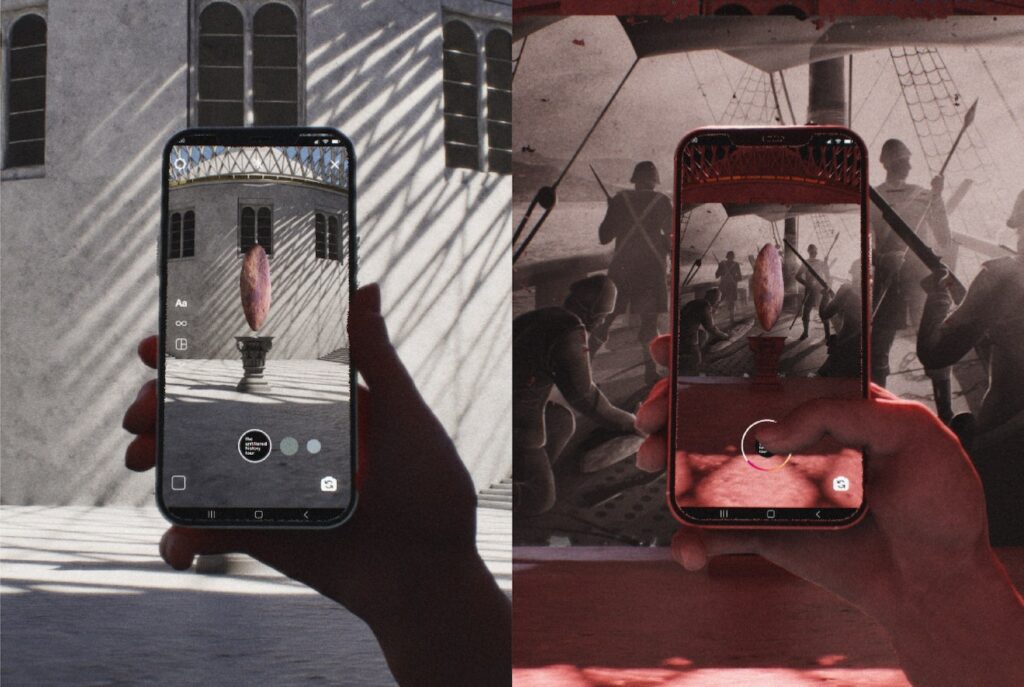 Campaign using AR to connect with audiences