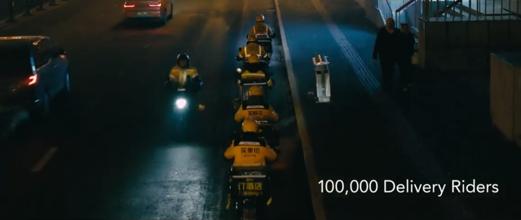 Riders as part of campaign