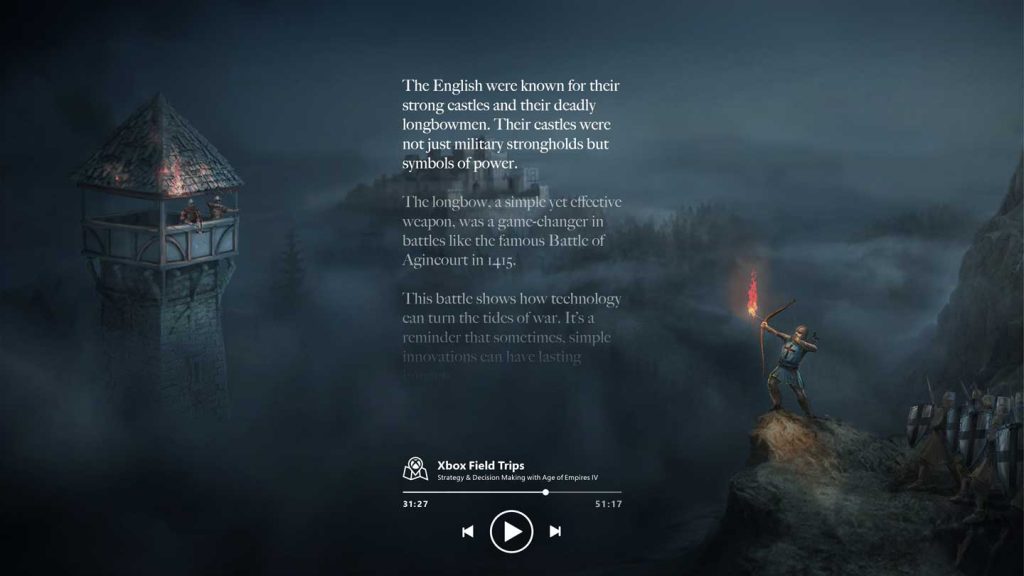 Explaining history in games