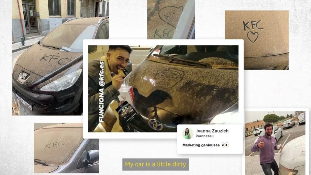 User as part of moment marketing by KFC