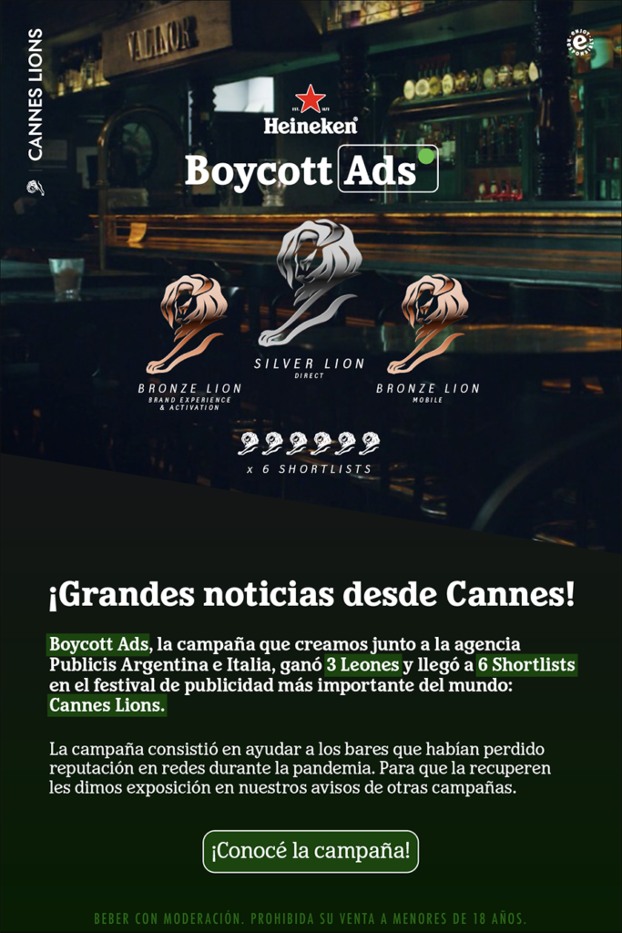 Award winning campaign cannes lion