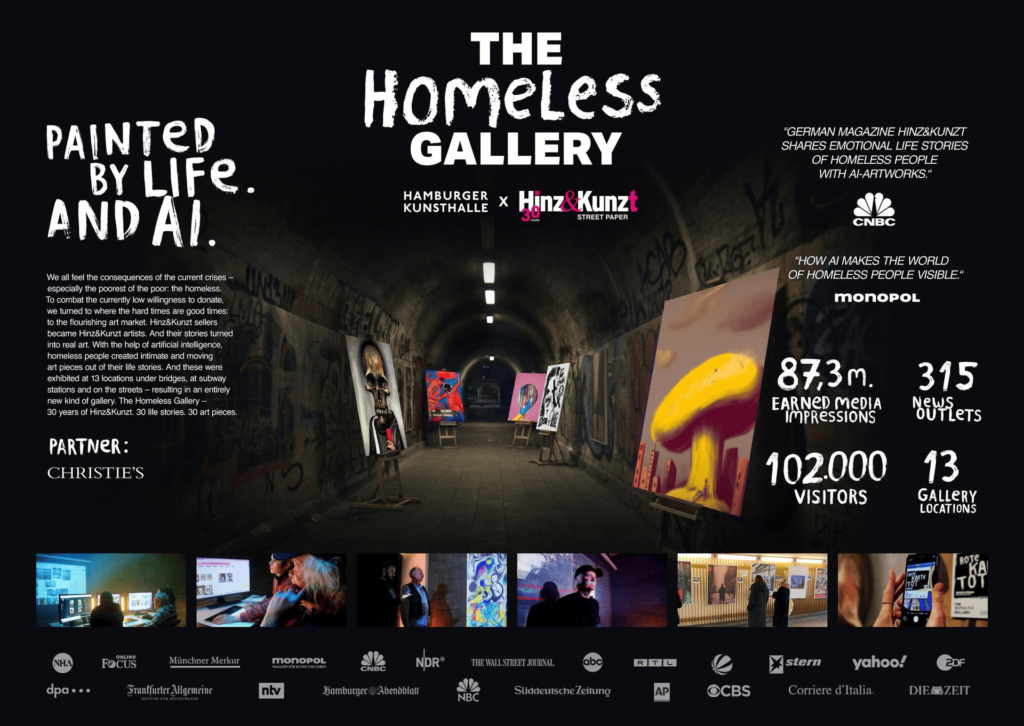 The homeless gallery campaign explained