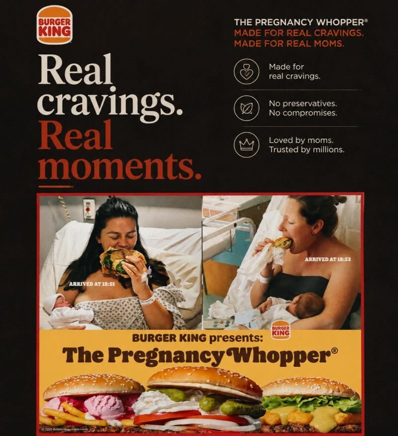Cravings of pregnant ladies
